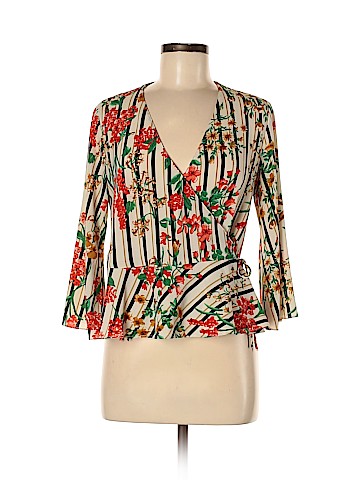 Zara Basic 3/4 Sleeve Blouse (view 1)