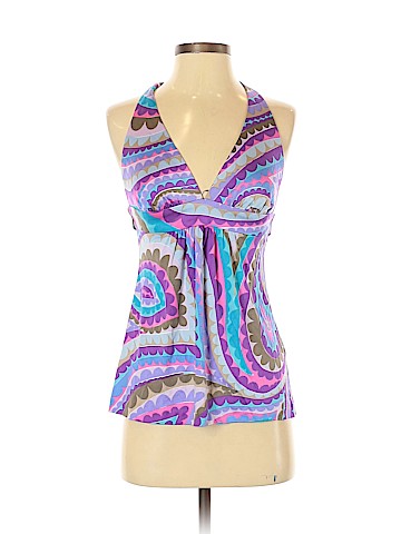 Trina Turk Sleeveless Silk Top (view 1)