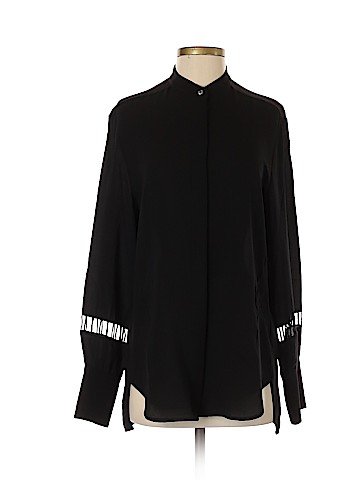 3.1 Phillip Lim Long Sleeve Silk Top (view 1)