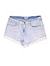 Free People 100% Cotton Blue Denim Shorts Size 31W - photo 1