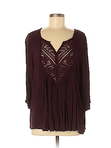 Mossimo Supply Co. 3/4 Sleeve Blouse (view 1)