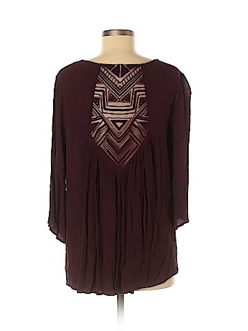 Mossimo Supply Co. 3/4 Sleeve Blouse (view 2)