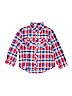 Cherokee 100% Polyester Plaid Red Long Sleeve Button-Down Shirt Size 6 - 7 - photo 1