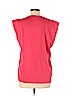 1-01 Babaton 100% Cotton Pink Short Sleeve T-Shirt Size M - photo 2