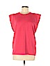 1-01 Babaton 100% Cotton Pink Short Sleeve T-Shirt Size M - photo 1