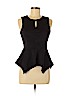 Monteau Black Sleeveless Blouse Size M - photo 1