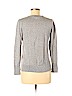 Ann Taylor LOFT 100% Cotton Gray Pullover Sweater Size L (petite) - photo 2