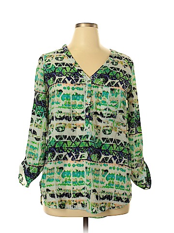 Mossimo 3/4 Sleeve Blouse (view 1)