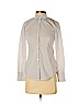 Ann Taylor Gray Long Sleeve Button-Down Shirt Size 0 (petite) - photo 1