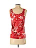 Theory Red Sleeveless Silk Top Size P (petite) - photo 2