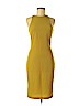 H&M 100% Polyester Yellow Casual Dress Size 8 - photo 1