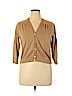 Lands' End 100% Supima Cotton Tan Cardigan Size XL - photo 1