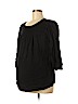 Motherhood Black 3/4 Sleeve Blouse Size M - photo 1