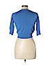 Maggy London Blue Silk Cardigan Size L (petite) - photo 2