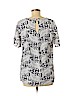 Rosie Pope White Short Sleeve Blouse Size M - photo 2