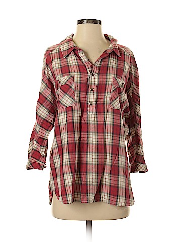 Haute Hippie 3/4 Sleeve Button-Down Shirt (view 1)