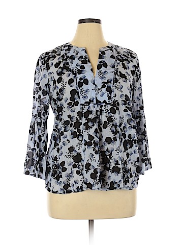 Ann Taylor LOFT 3/4 Sleeve Blouse (view 1)