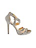 Nina Silver Heels Size 8 1/2 - photo 1