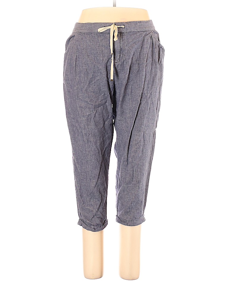 Old Navy Blue Linen Pants Size 18 - photo 1