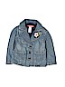 Gymboree 100% Cotton Floral Blue Denim Jacket Size 3 - photo 1