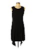 Simply Vera Vera Wang Black Casual Dress Size L (petite) - photo 1