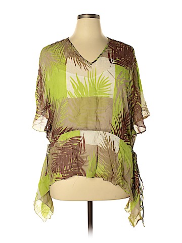 Uniform John Paul Richard Short Sleeve Silk Top (view 1)