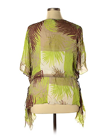 Uniform John Paul Richard Short Sleeve Silk Top (view 2)