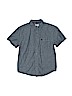 An Original Penguin by Munsingwear 100% Cotton Gray Short Sleeve Button-Down Shirt Size 8 - photo 1
