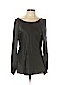 Worth New York 100% Silk Black Long Sleeve Silk Top Size 10 - photo 1