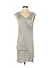 ALLSAINTS Spitalfields 100% Viscose Gray Casual Dress Size 4 - photo 1