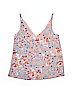 Weekend 100% Polyester Floral Pink Sleeveless Blouse Size 10 - photo 1