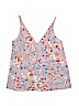 Weekend 100% Polyester Floral Pink Sleeveless Blouse Size 10 - photo 2