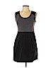 Theory 100% Polyester Black Casual Dress Size 10 - photo 1