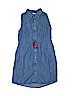 Lands' End 100% Lyocell Blue Dress Size 7 - photo 1