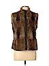 Carlisle Brown Faux Fur Jacket Size 10 - photo 1