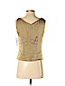 Dana Buchman 100% Nylon Gold Sleeveless Blouse Size 4 (petite) - photo 2