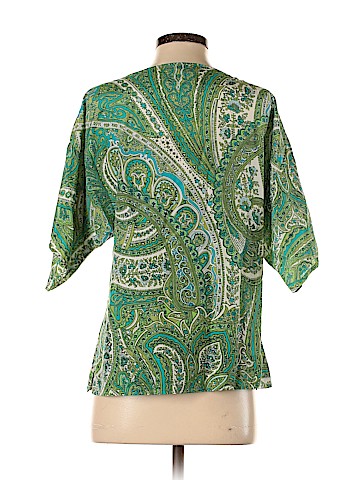 Talbots 3/4 Sleeve Silk Top (view 2)