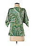 Talbots Green 3/4 Sleeve Silk Top Size P (petite) - photo 1