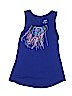 Justice Blue Sleeveless Top Size 10 - photo 1