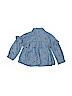 Gap Kids 100% Cotton Floral Blue Long Sleeve Button-Down Shirt Size S (kids) - photo 2