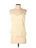 Etcetera 100% Cotton Ivory Sleeveless Blouse Size 4 - photo 1