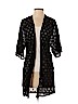 Forever 21 100% Polyester Black Kimono Size S (petite) - photo 1
