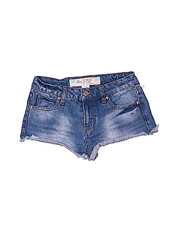 Love, Fire Denim Shorts (view 1)