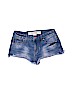 Love, Fire 100% Cotton Solid Blue Denim Shorts Size 3 - 4 - photo 1
