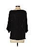 Zara 100% Polyester Black 3/4 Sleeve Blouse Size S - photo 2