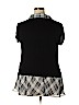 A. Byer Black Short Sleeve Top Size 1X - photo 2