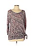 Nic + Zoe Burgundy 3/4 Sleeve Top Size L (petite) - photo 1