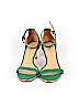 Talbots 100% Leather Green Heels Size 7 - photo 2
