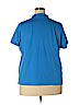 Woman 100% Cotton Blue Short Sleeve Polo Size 1X (petite) - photo 2