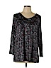 Unbranded Black 3/4 Sleeve Blouse Size XL - photo 1